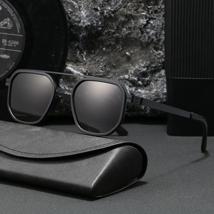 Damer Elegant Åttkantet Solbrille Skanto