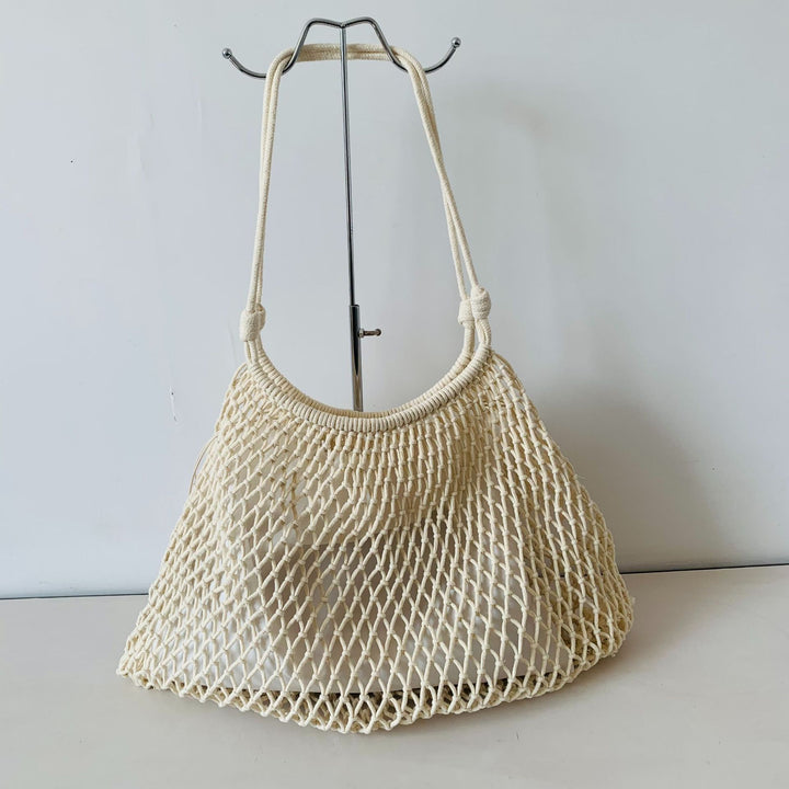 Netz-strandbag med justerbar snor Skanto