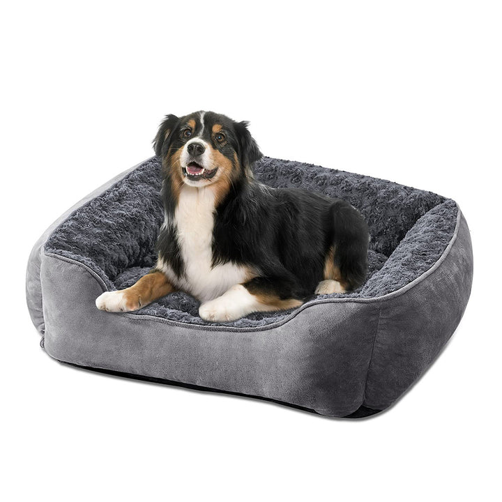 Plush ortopedisk hundesofa hundeseng