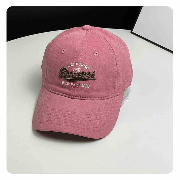 Unisex Vintage-Inspirert Brodert Baseball Cap Skanto