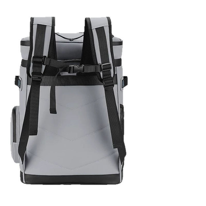 Unisex Insulated Cooler Backpack with Hard Base, Multiple Compartments, and Ergonomic Straps Skanto