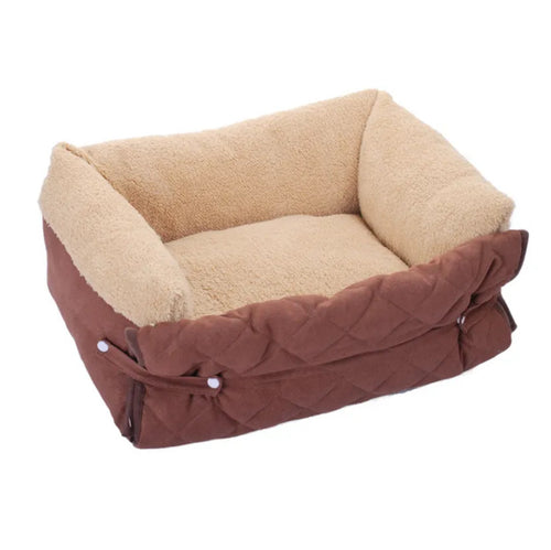 Quilted ortopedisk sofahundeseng