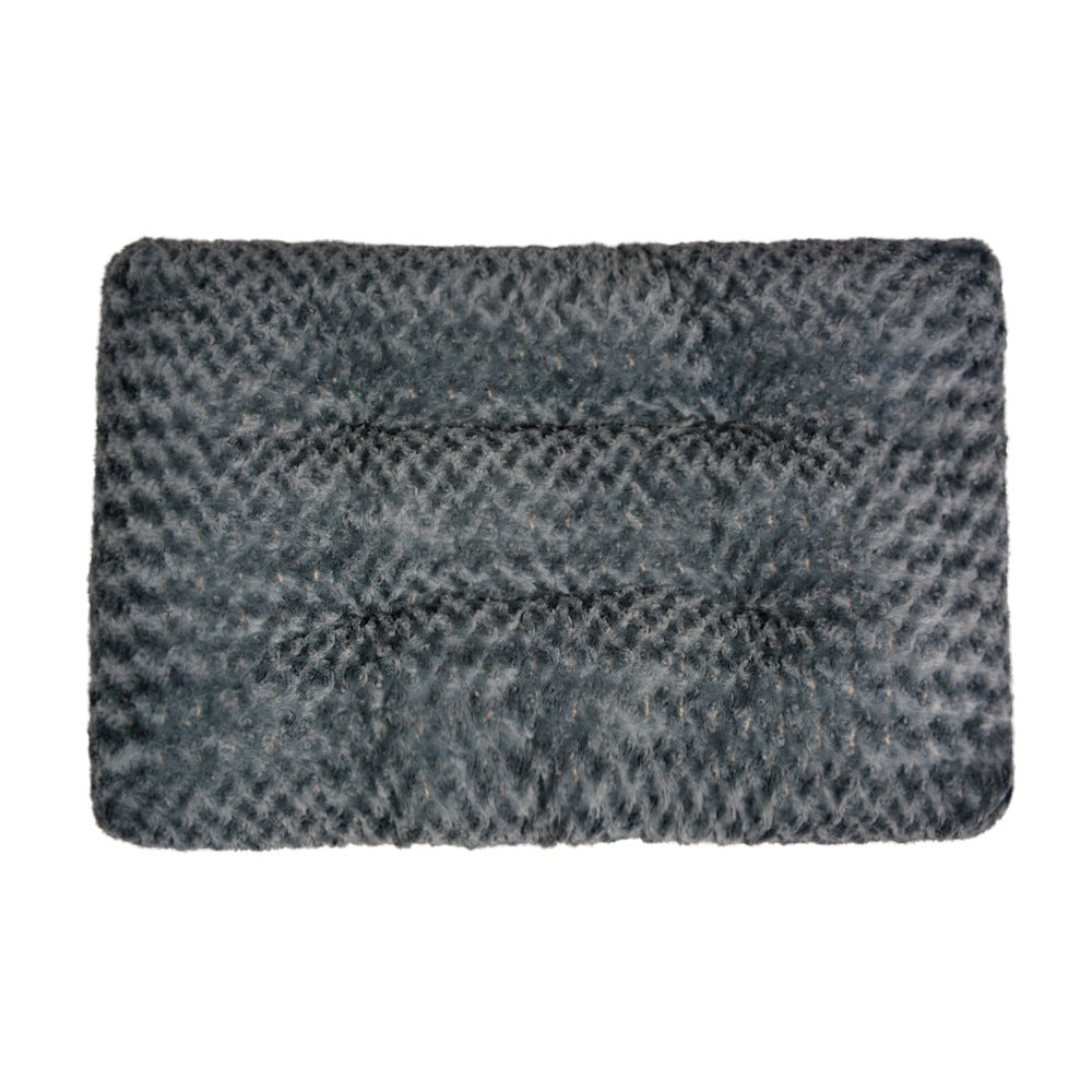 Plush teksturert matte hundeseng