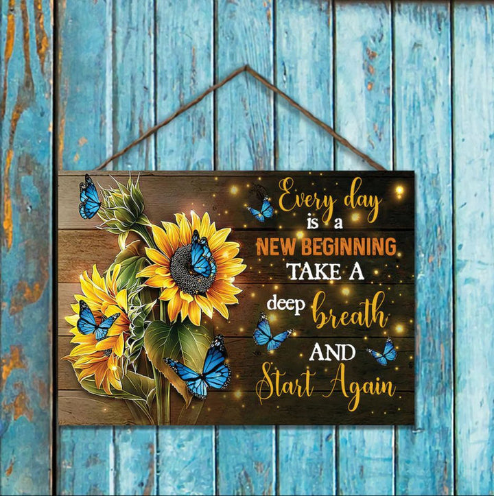 Skanto | 🌻Butterfly Sunflower Wall Art🦋