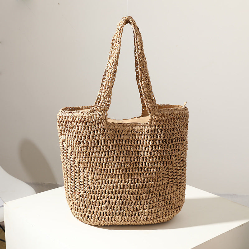 Handmade basket bag with comfortable inner bag Skanto