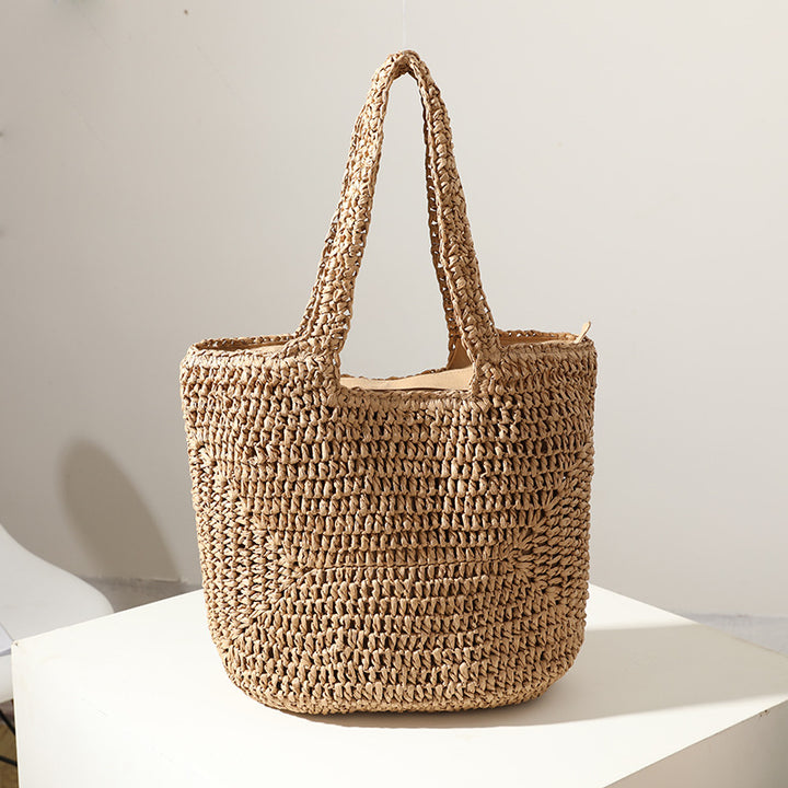 Handmade basket bag with comfortable inner bag Skanto