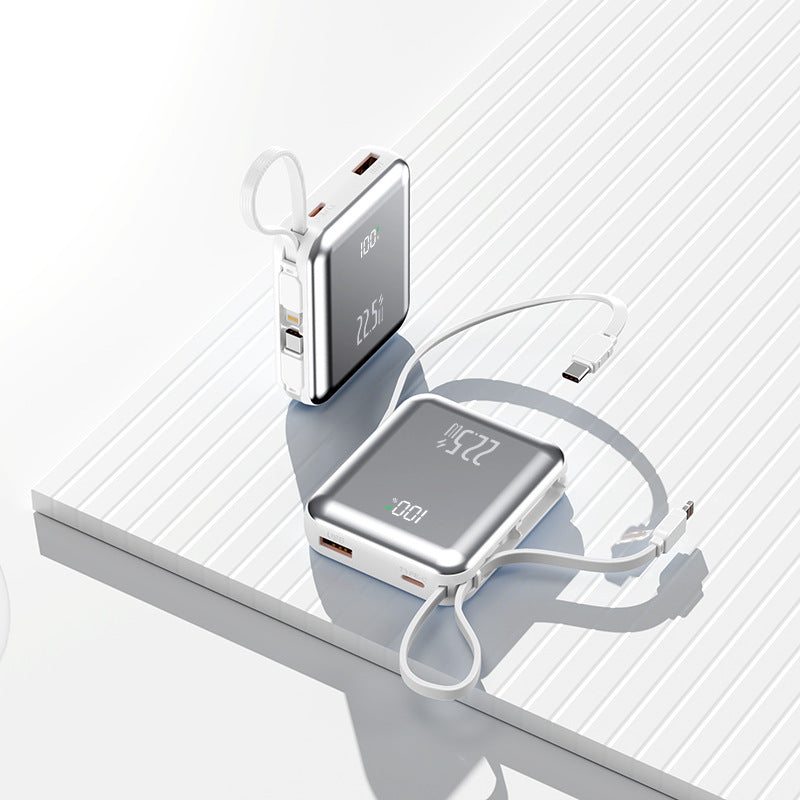 Multifunksjonell powerbank med digital skjerm Skanto