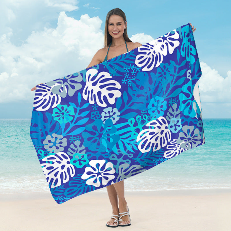 Strandhåndkle med kunstnerisk mandala-design Skanto
