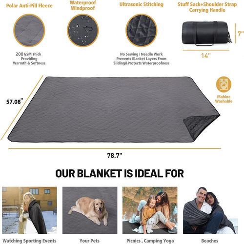 Kompakt Folding Picnic Blanket Skanto