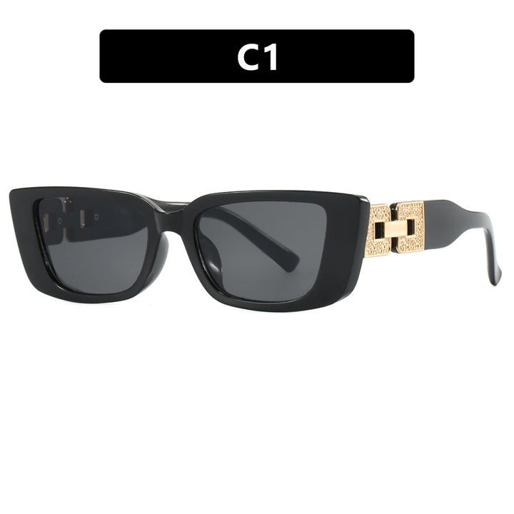 Women's Fashionable Oversized Sunglasses with Unique Leopard Print Skanto