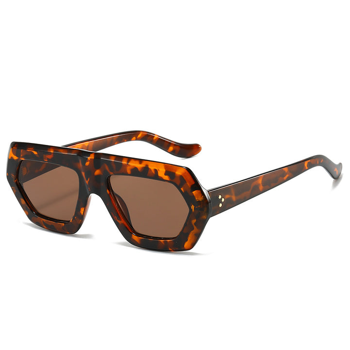 Women's Fashionable Optical Glasses in Extravagant Hexagon Design Skanto