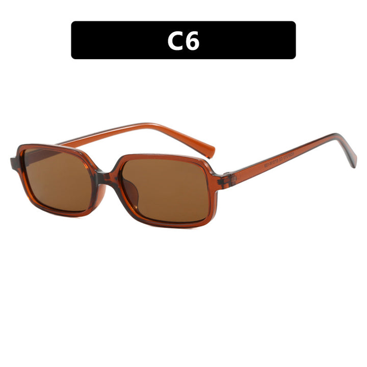 Women's square sunglasses with unique, extravagant design and UV protection Skanto
