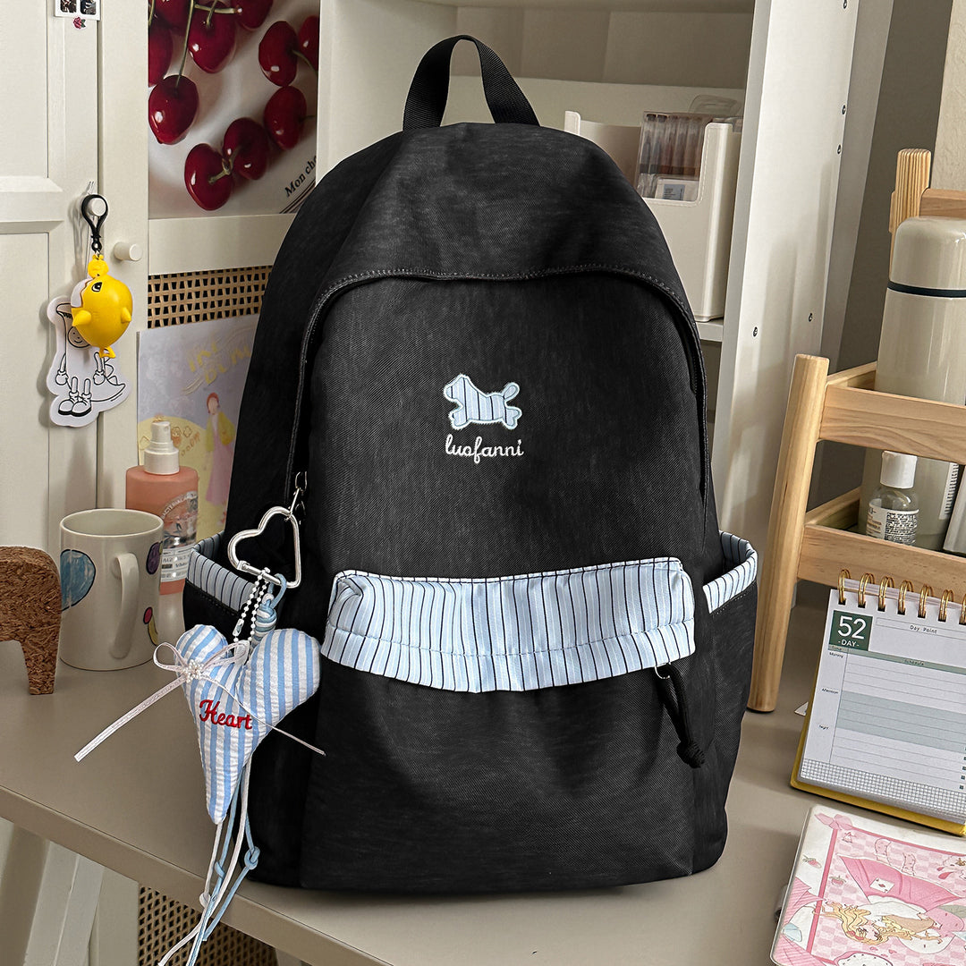 K Casual Multi-Pocket Skole Rygsekk