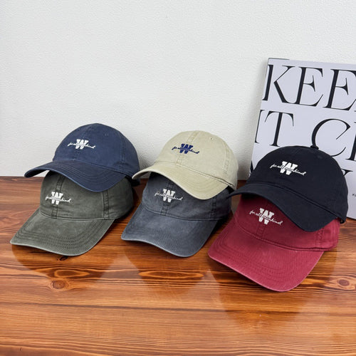 Herre Lettvekt Blanding Bomull Twill Baseball Caps Skanto