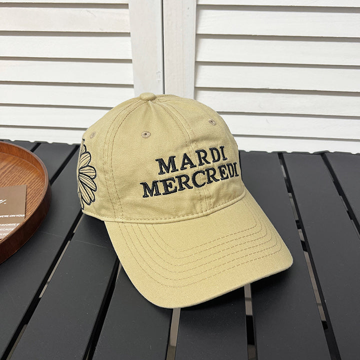 Kvinne Brodert Grafisk Baseball Caps Skanto