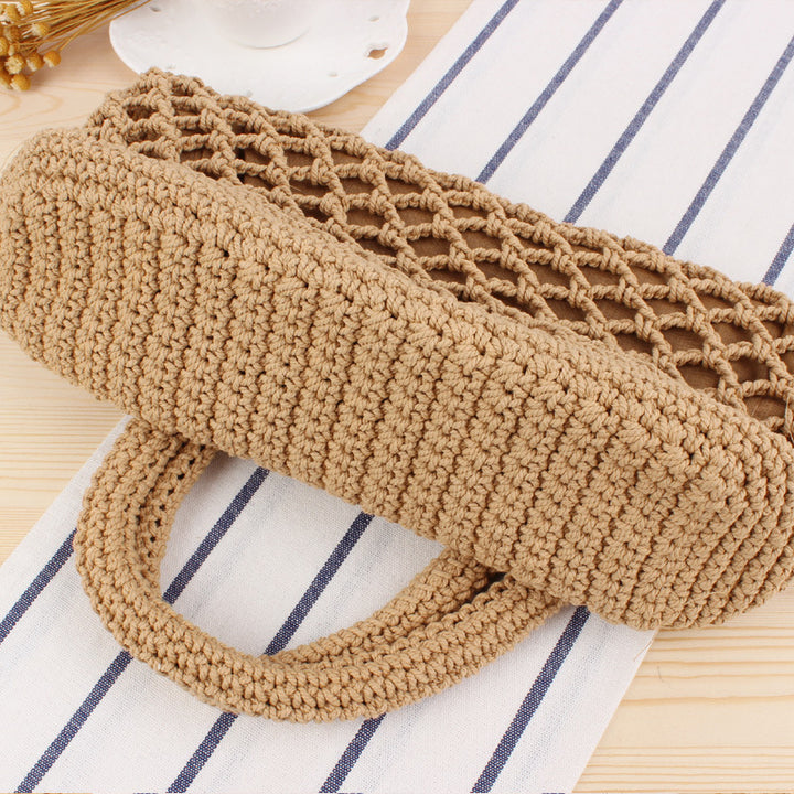 Net bag made of hand-knotted natural materials Skanto