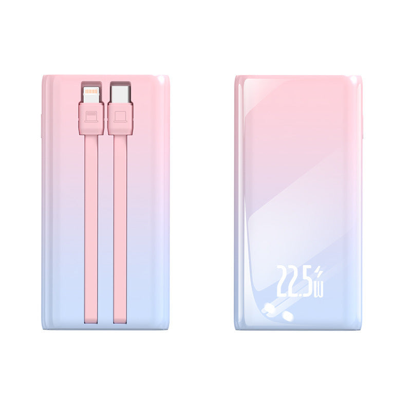 Powerbank med digital effektindikator og hurtiglading Skanto