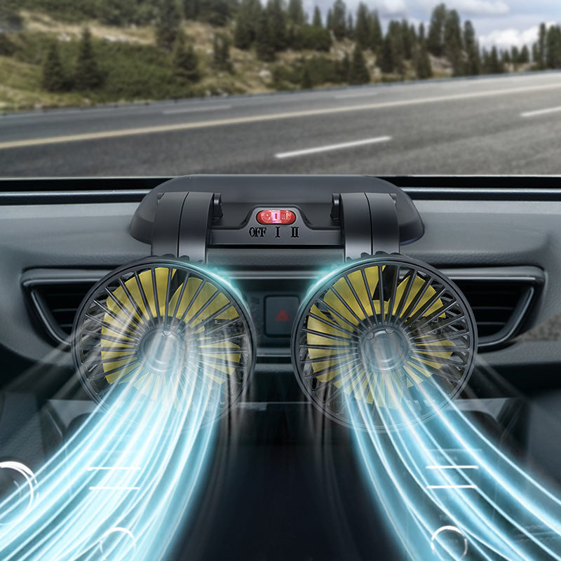 Dual Cooling Car Ventilation Fan Skanto