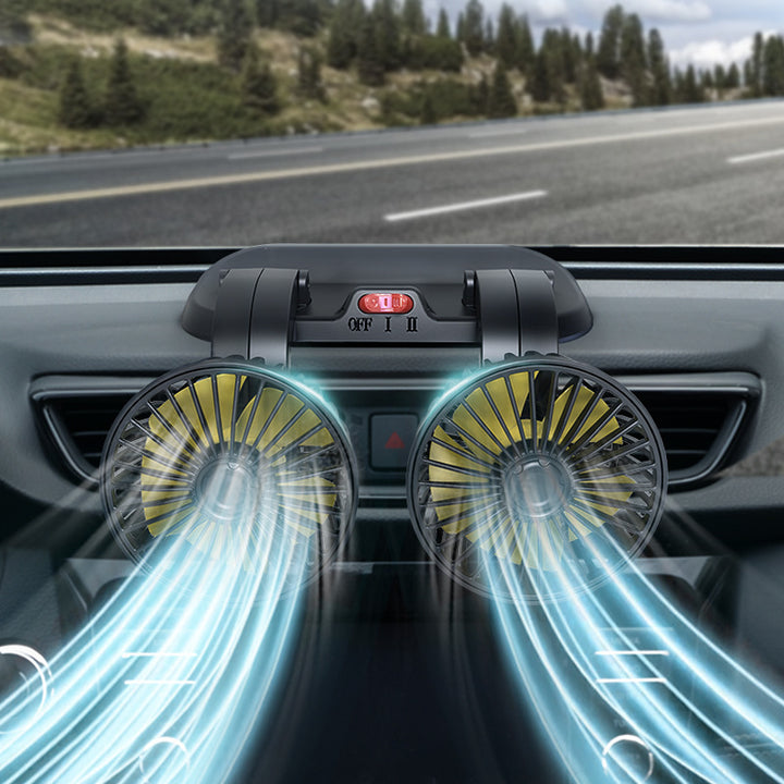 Dual Cooling Car Ventilation Fan Skanto