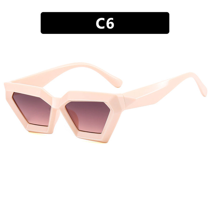 Women's eye-catching sunglasses in unique hexagon design Skanto