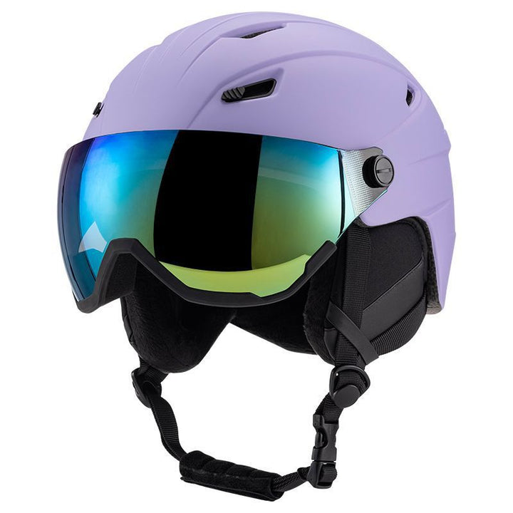Snø sports hjelm med integrert visir Skanto