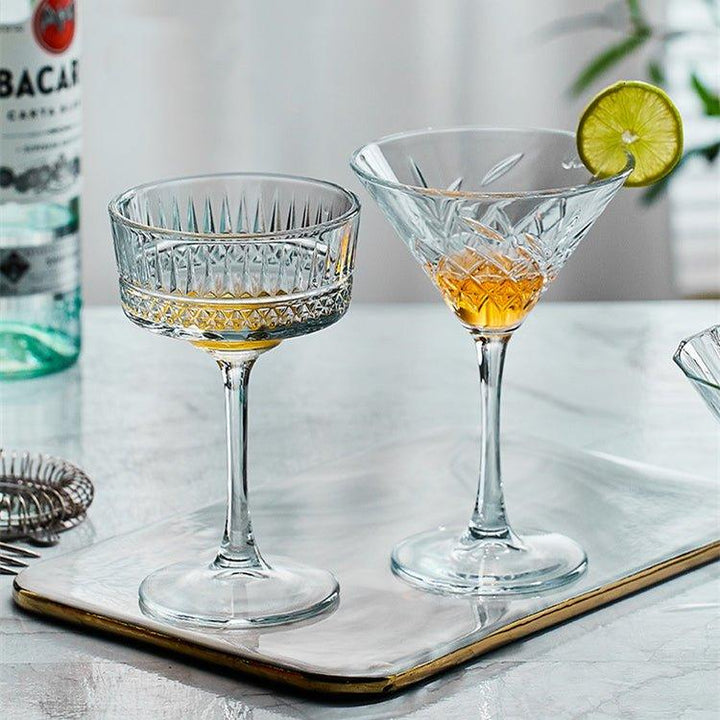 Mønstret Martini Cocktail Glasser | Skanto