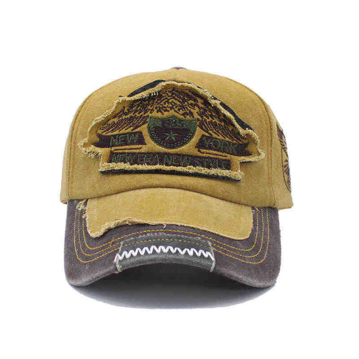 Herre slitt denim caps Skanto