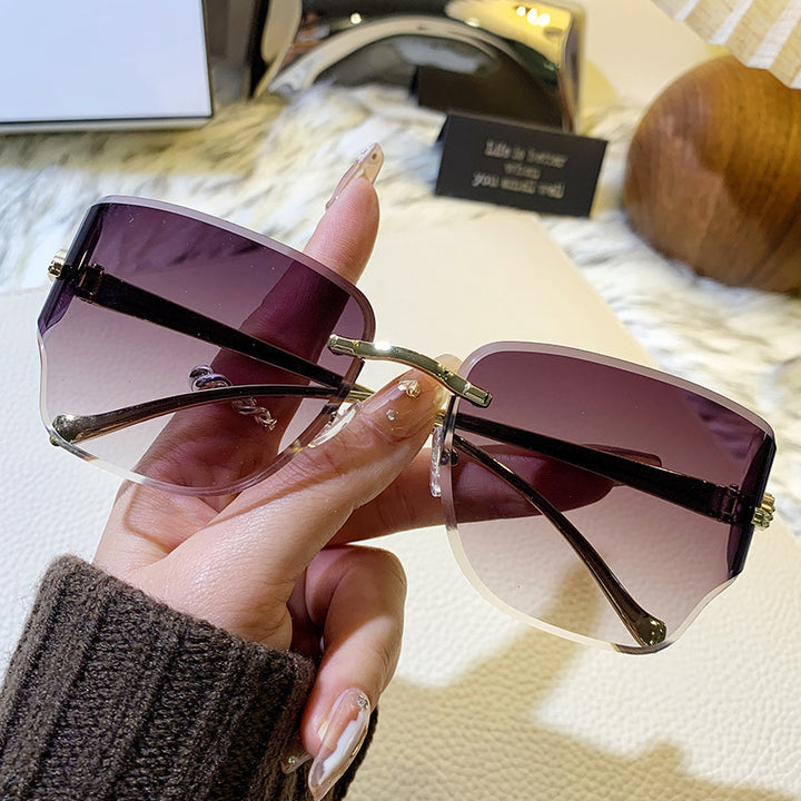 Dame eksklusiv geometrisk solbrille Skanto