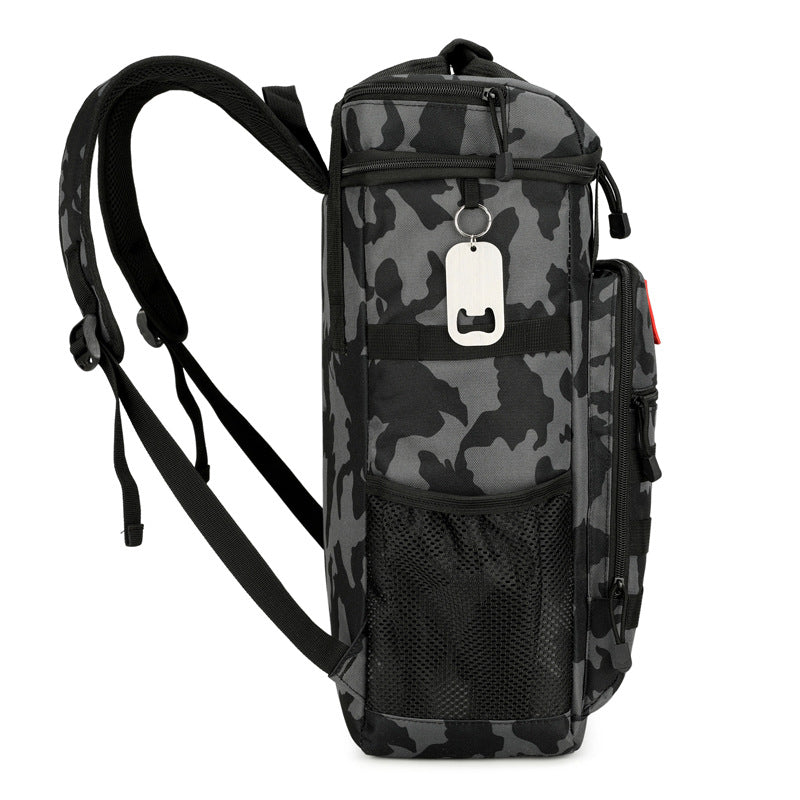 Unisex Skanto Tactical Cooler Backpack with Insulated Main Compartment, MOLLE Front Pocket, and Padded Shoulder Straps
