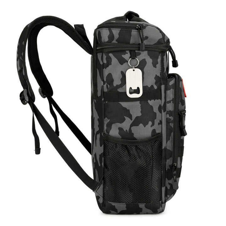 Unisex Skanto Tactical Cooler Backpack with Insulated Main Compartment, MOLLE Front Pocket, and Padded Shoulder Straps