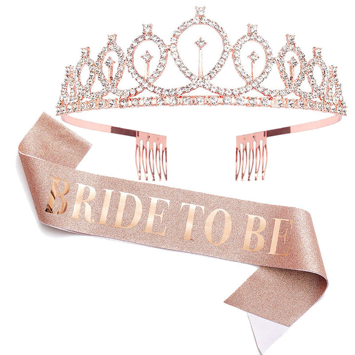 Dame Glitrende Tiara med elegant design Skanto