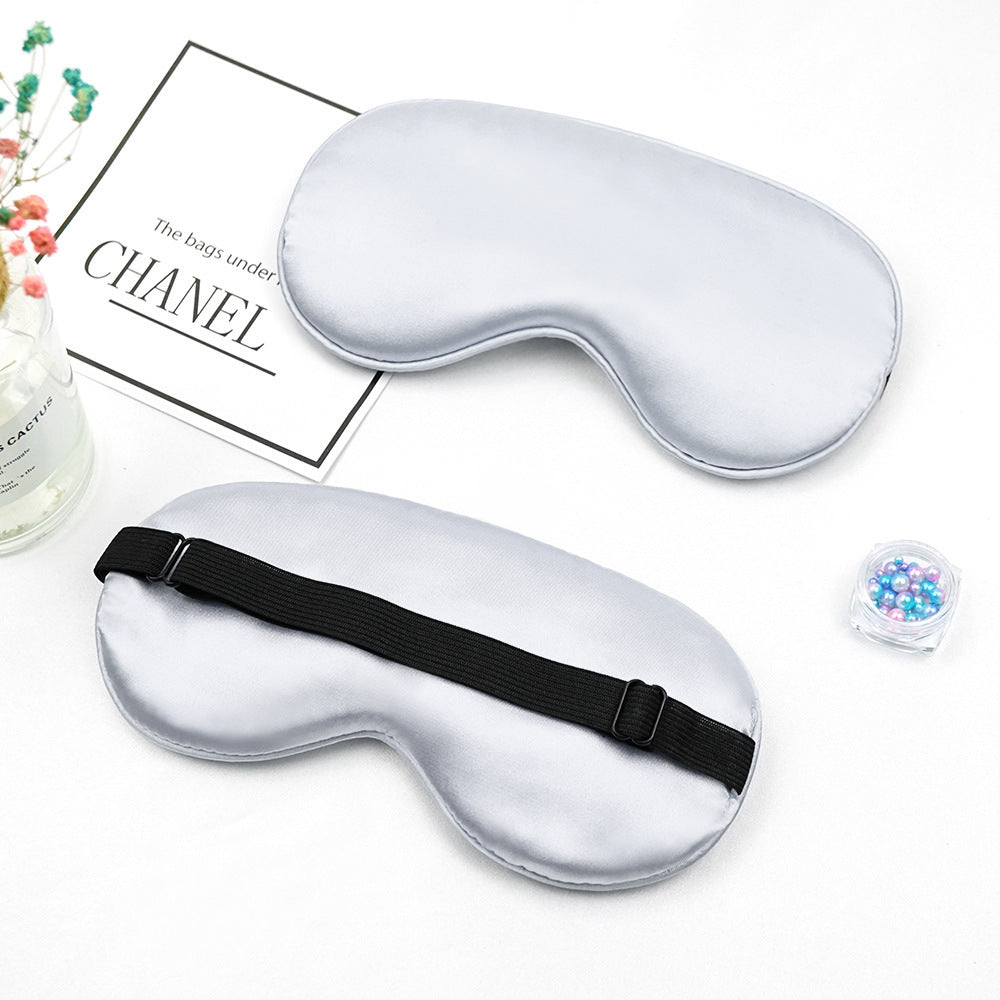 Unisex nan luksuriøs silk søvnmaske med konturert øyeutskjæring og justerbart elastisk bånd Skanto