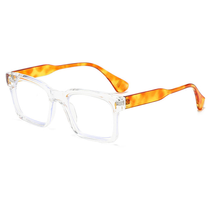 Dame Rektangulær Solbrille i elegant Skilpaddedesign Skanto