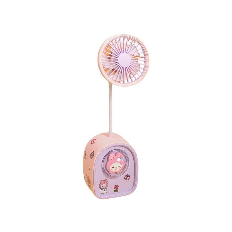 Unisex Kreativ Mini USB-Ventilator med LED-Lys Skanto