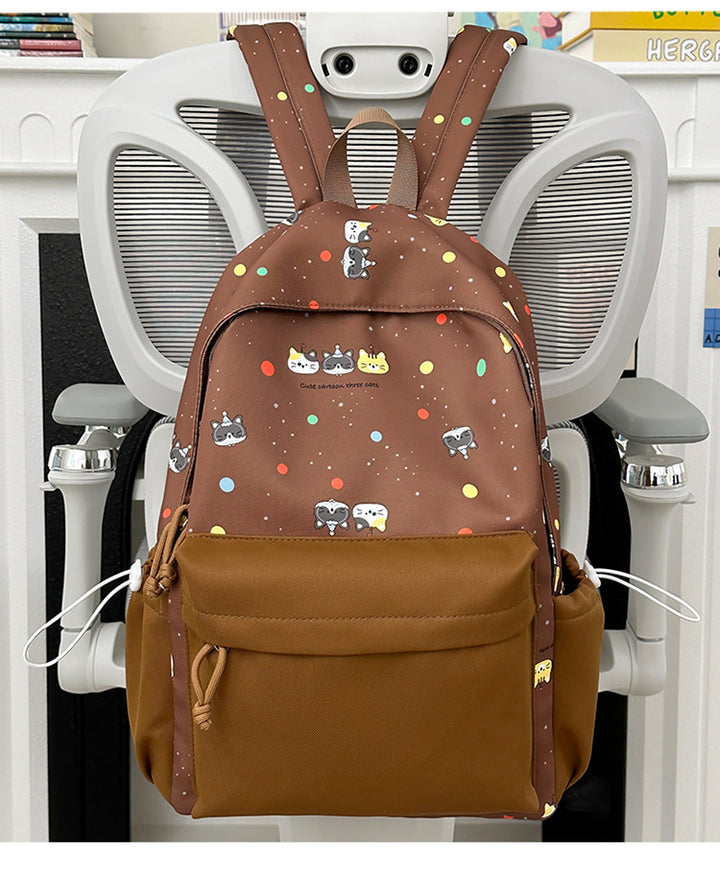 Cartoon Character Print Ryggsekk Skanto