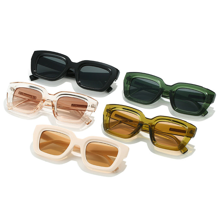 Damer oversized firkantet solbrille Skanto