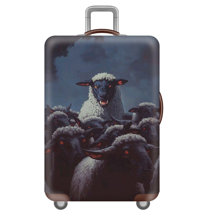 Unisex nan robuster Hartschalen-Trolley med løveportrett motivtrykk, støtsikker ABS-polykarbonatskall, flerhjuls understell og TSA-sikkerhetslås Skanto