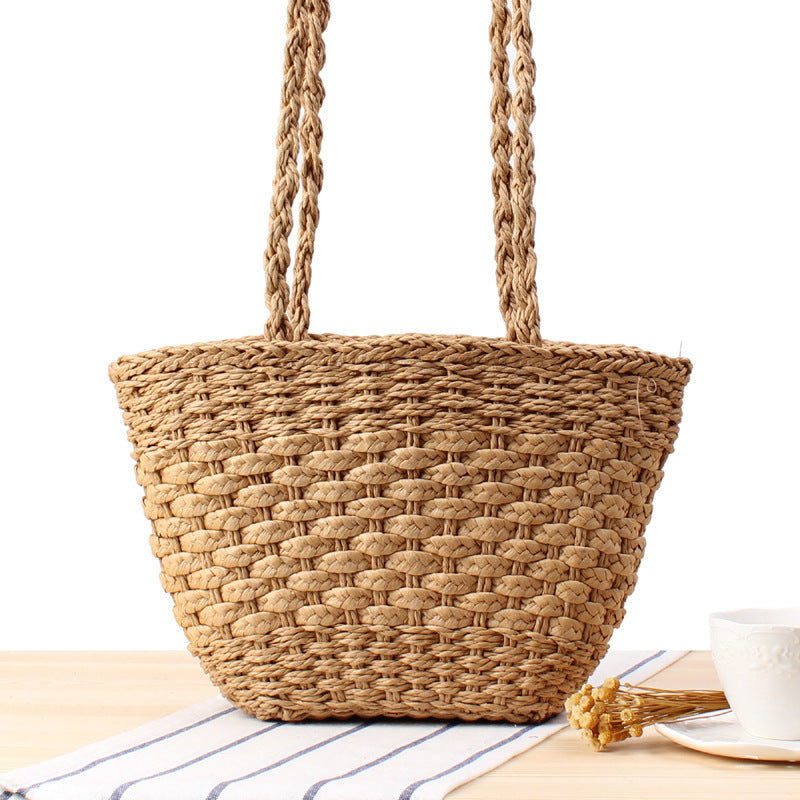 Handmade Raffia Tote Bag Skanto