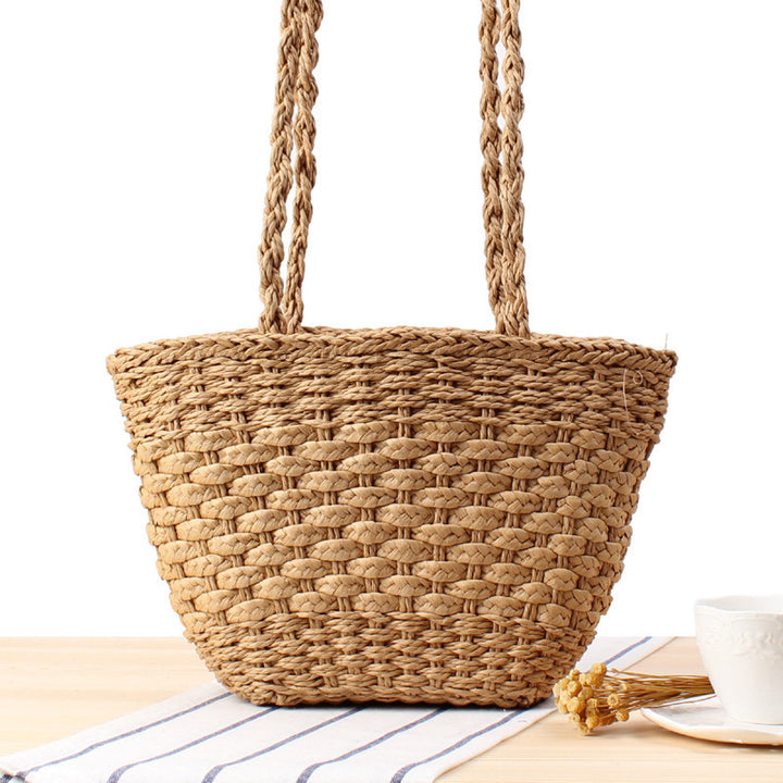 Handmade Raffia Tote Bag Skanto