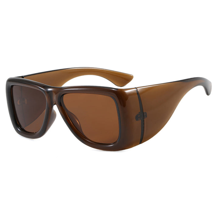 Women's trendy oversized sunglasses with striking tortoise design Skanto