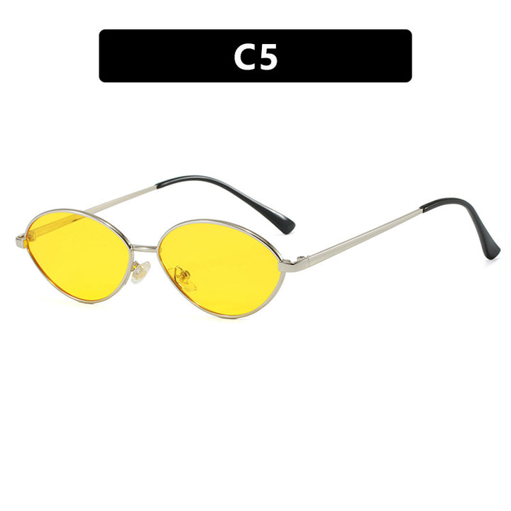 Women's fashionable sunglasses with oval design and polarized lenses Skanto