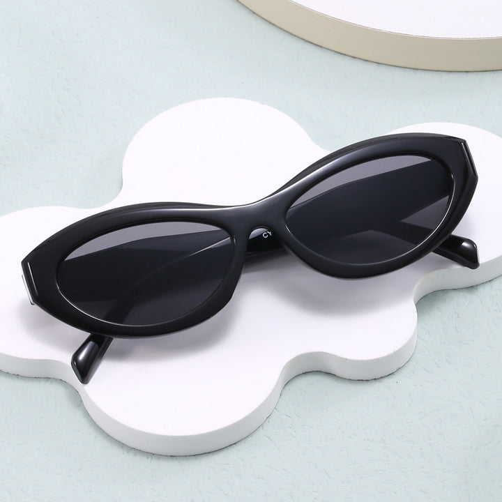 Dame trendy Cat-Eye solbriller med UV-beskyttelse Skanto