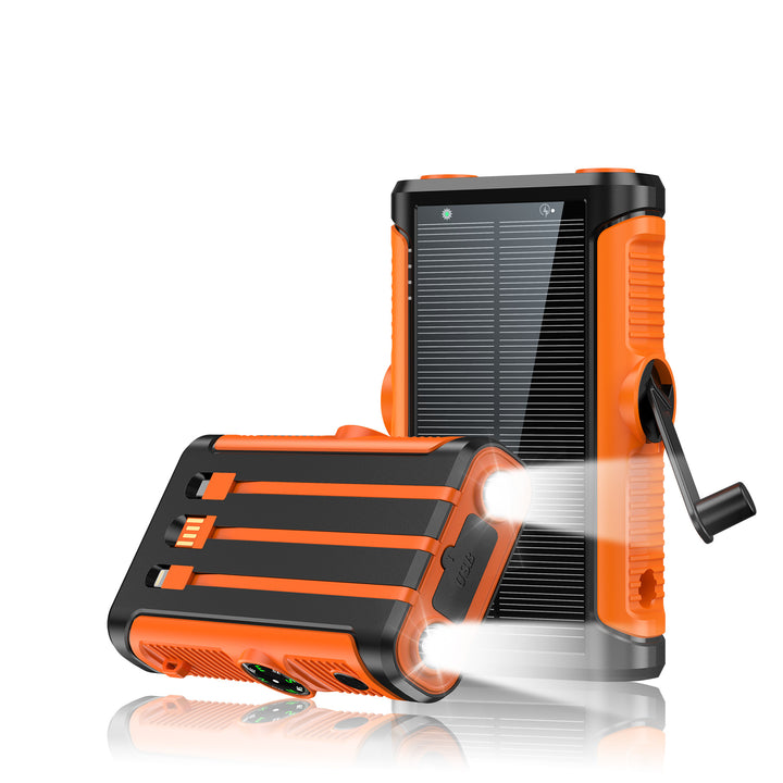 Multifunksjonell sol Powerbank med håndsveiv Skanto