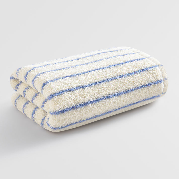 Damer Elegant Frotté Håndkle med Stripemønster Skanto