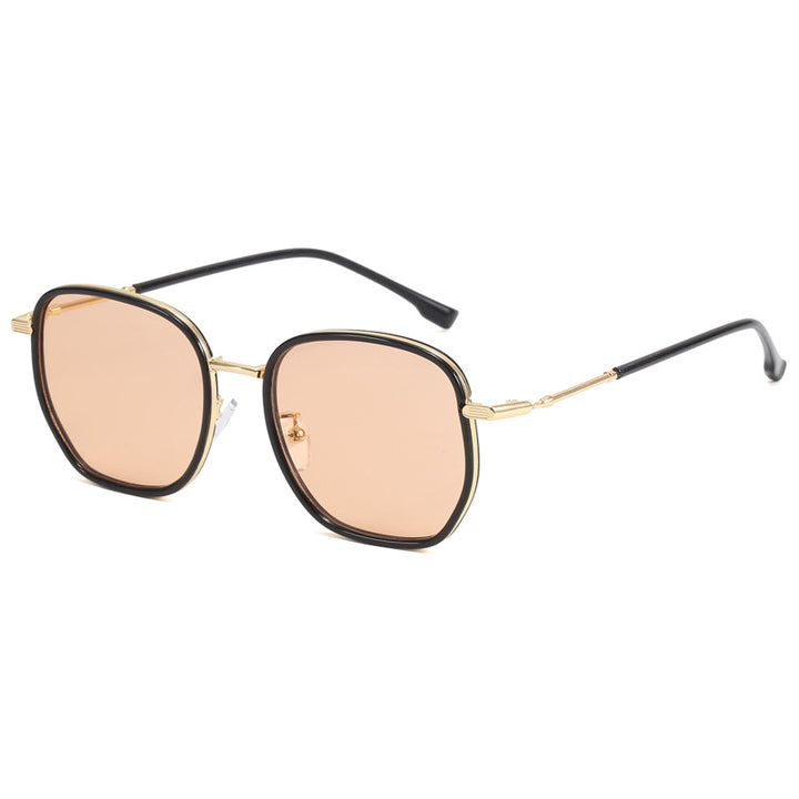 Dame geometrisk oversized solbrille Skanto