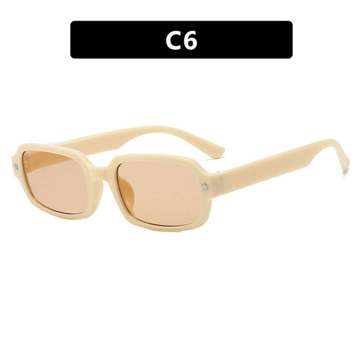 Women's Fashionable Rectangular Sunglasses with Outstanding Design and Protective UV Filter Skanto