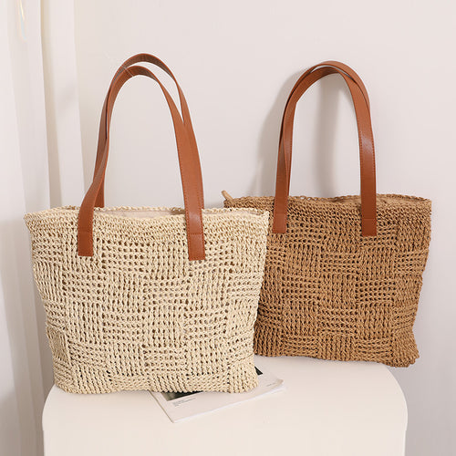 Natural Woven Tote Bag Skanto