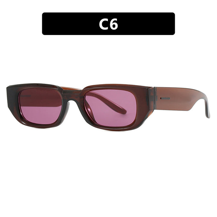 Women's trendy sunglasses with innovative transparent frame and polarized lens Skanto