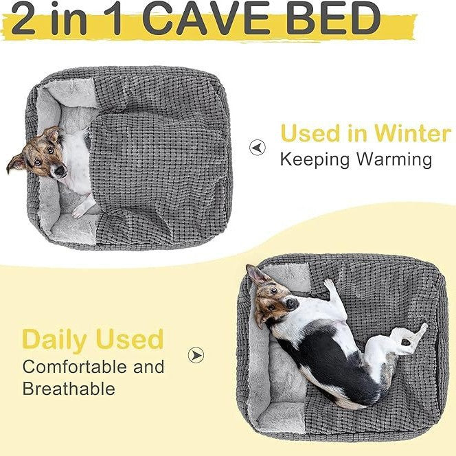 Plush Triangle Hideaway Hundeseng