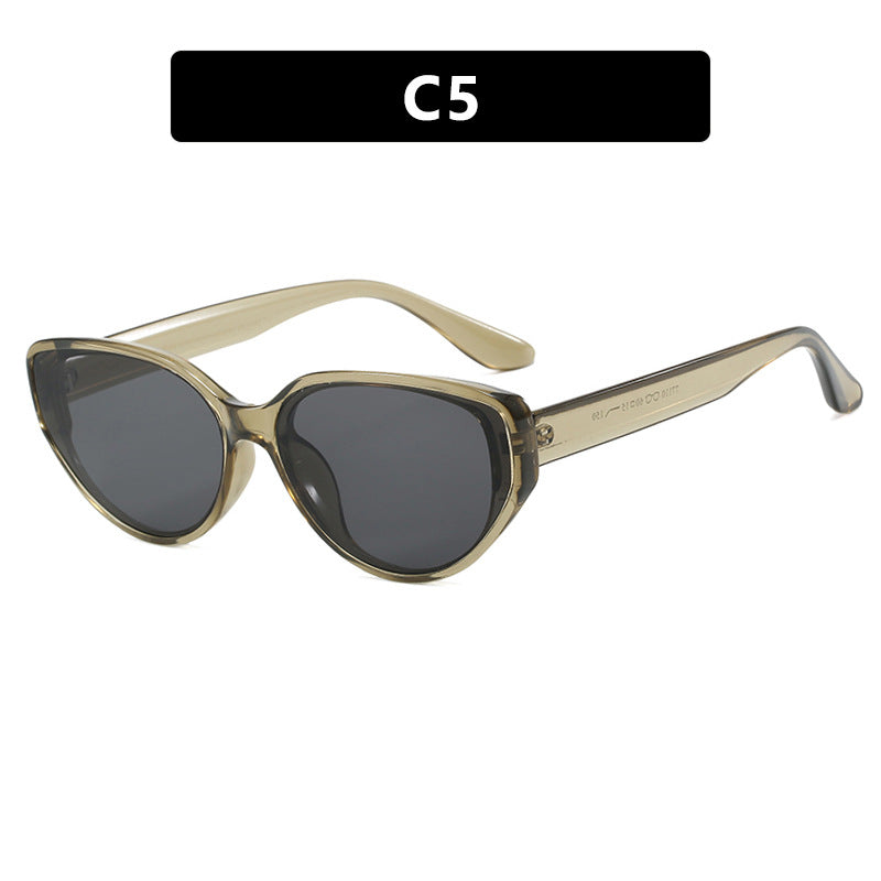 Women's Cat-Eye Sunglasses with Fashionable Tortoiseshell Pattern and UV Protection Skanto